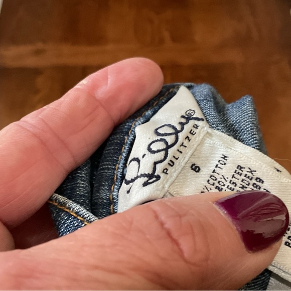 Authentic Lilly Pulitzer Denim Mini Skirt with Floral Embroidery - Picture 10 of 10